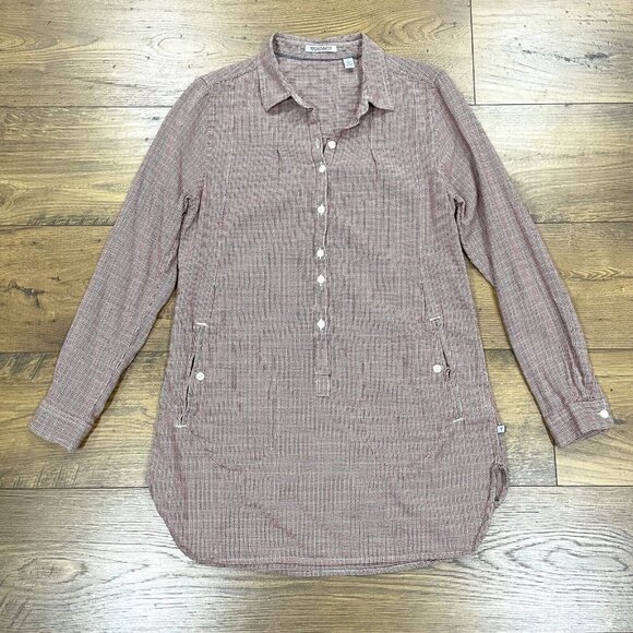 Toad & Co Top Womens Small Mixo Tunic Pockets Popover Organic Cotton‎ Gorpcore - Picture 1 of 11